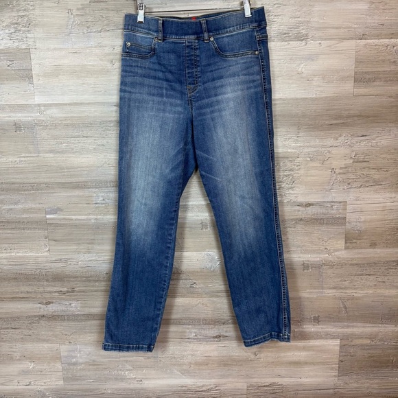 SPANX Denim - Spanx Jean-ish Ankle Leggings Twilight Rinse Blue Denim Large